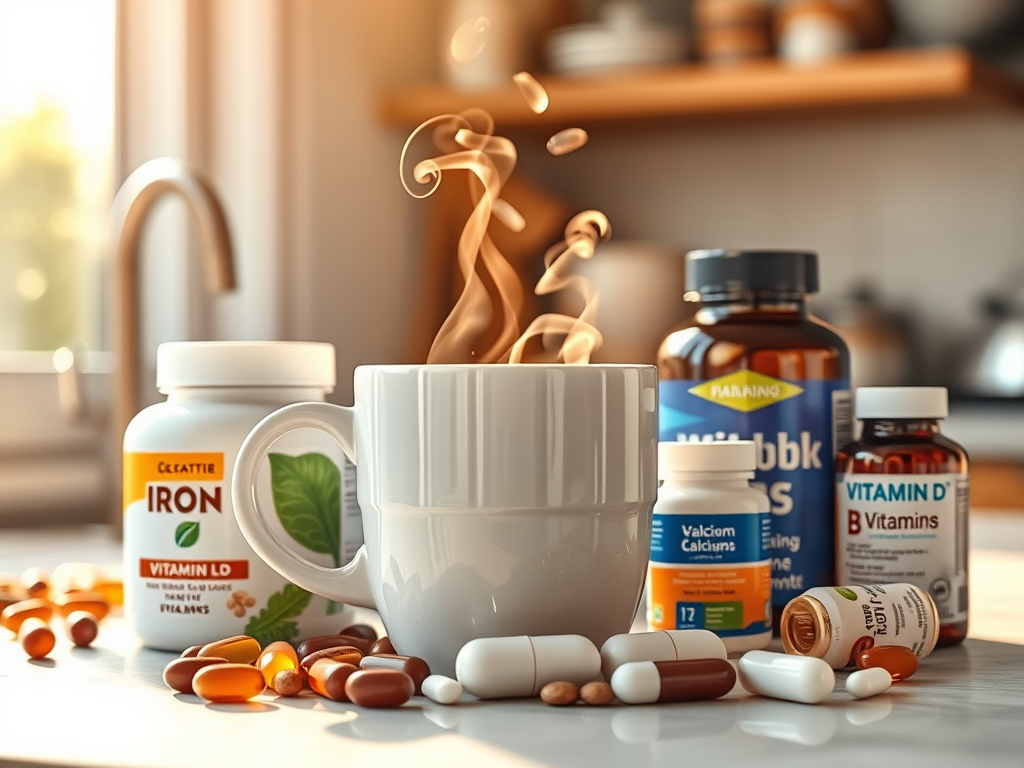 4 Vitamins You Shouldn’t Take with&nbsp;Coffee