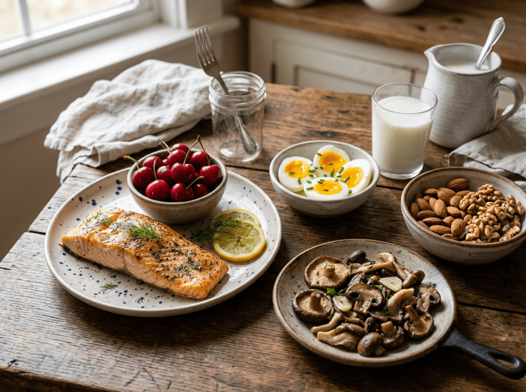 How Tart Cherries and Salmon Promote Sleep Quality